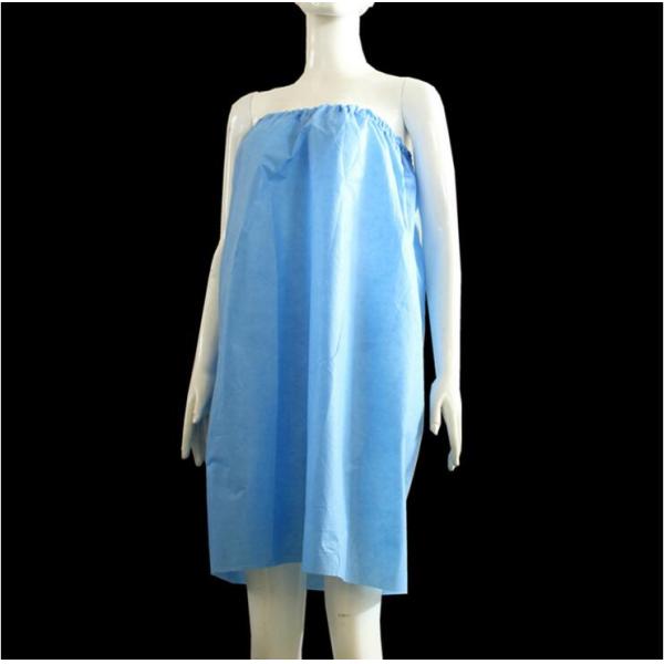 PP Disposable Spa Dressing Gown Strapless Massage Gown