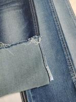 Tejido vaquero de alta calidad, súper elástico, de algodón y poliéster JSD3389-1, ampliamente utilizado para pantalones vaqueros, bolsos y sofás.