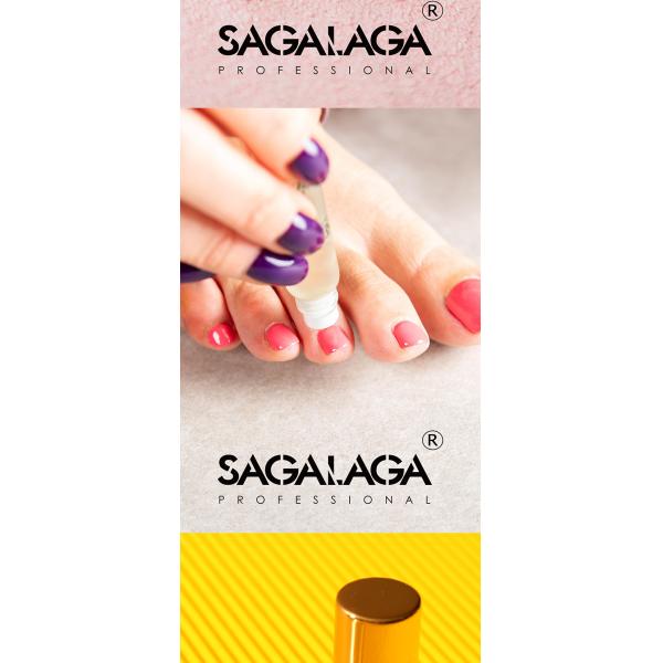 Manicura y Pedicura Cuidado de las uñas Profesional Aceite hidratante de tamaño de viaje Roller Pen Aceite de cutícula con etiqueta aduanera