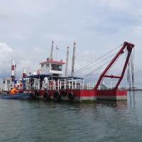 El puerto del río destilación cortador de succión diésel dragas 2500m3 18 pulgadas