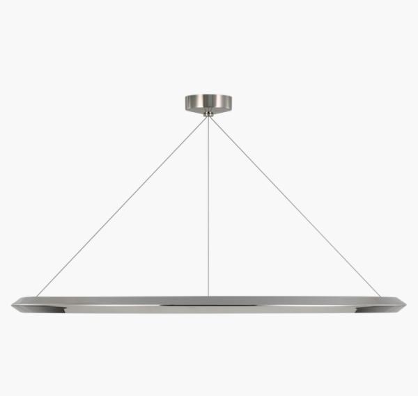 PB 5152 Encircle 48 Ring Chandelier Bronze / Polished Nickel / Natural Brass Finish