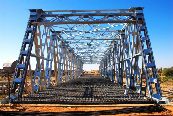 40-120m Deck Truss Bridge Pedestrian Truss Bridge Steel Beam Bridge