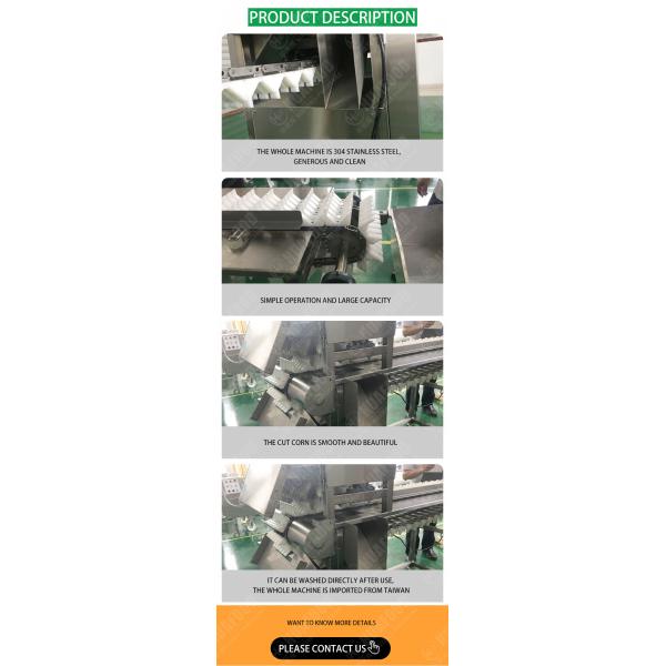 Automatic sweet corn cutter machine auto industrial sweet corns cutter equipment cheap price for sale