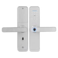 Tuya APP desbloquea la ayuda electrónica elegante de la cerradura de puerta para la tarjeta de IC de la contraseña de la huella dactilar