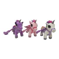 0.82ft 0.2M Rainbow Unicorn Pillow Pet Stuffed Animal ROHS