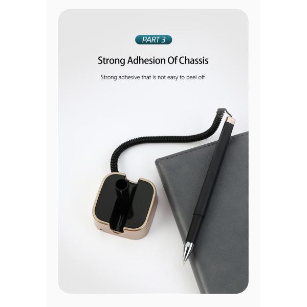 Espluma de escritorio de resorte de estiramiento Neutral 0.5mm Banco Hotel Recepción firma de la pluma