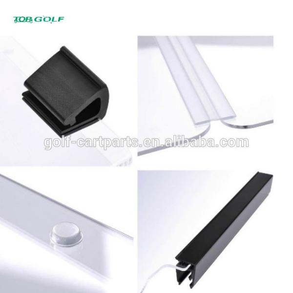 Parabrisas de acrílico teñido del plegamiento del carro de golf para EZGO RXV