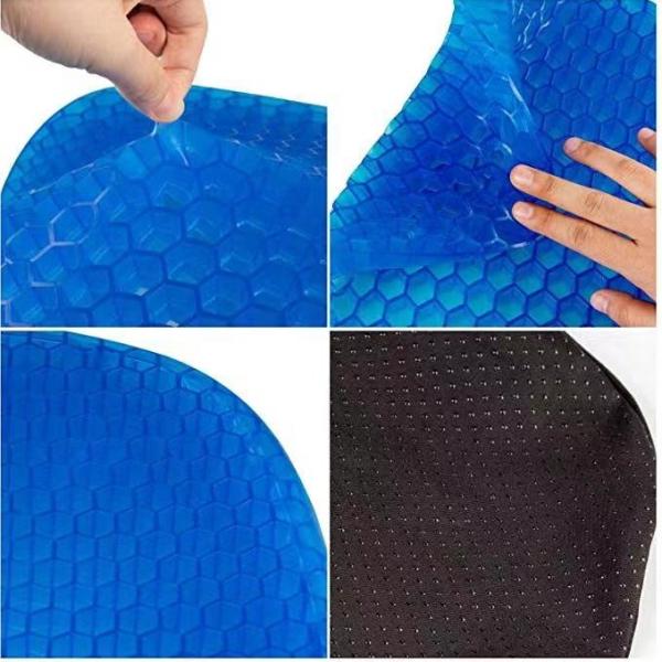 Pressure Sore Relief Car Seat Support Cushion , Customized Soft Gel Cushion