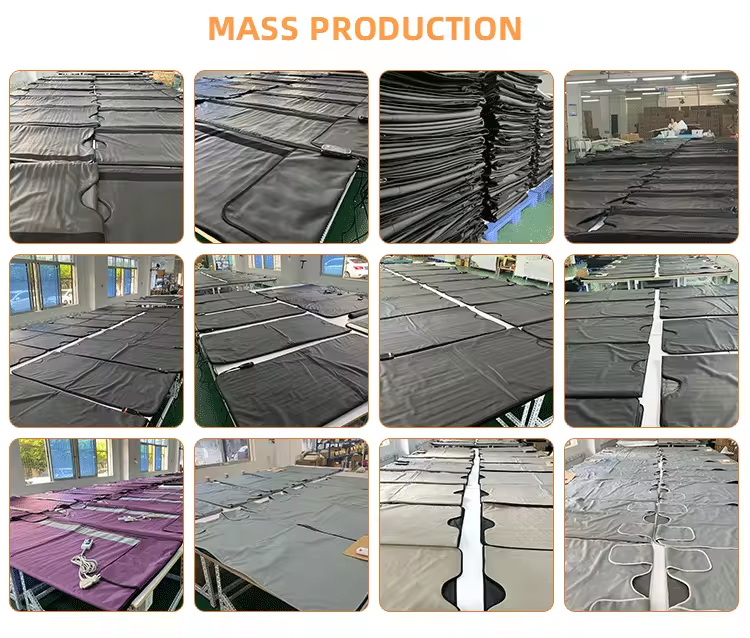 Whitening Far Infrared Sauna Blanket for Home Use with Whole Body Heating and Portable Design