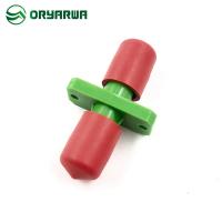 Adaptador vermelho material plástico da fibra ótica do ST do tampão de poeira para CATV FTTX