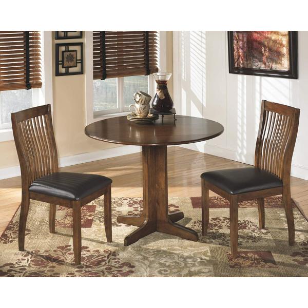 Comb Back Modern Wood Dining Chairs Brown Base And Black Upholstered