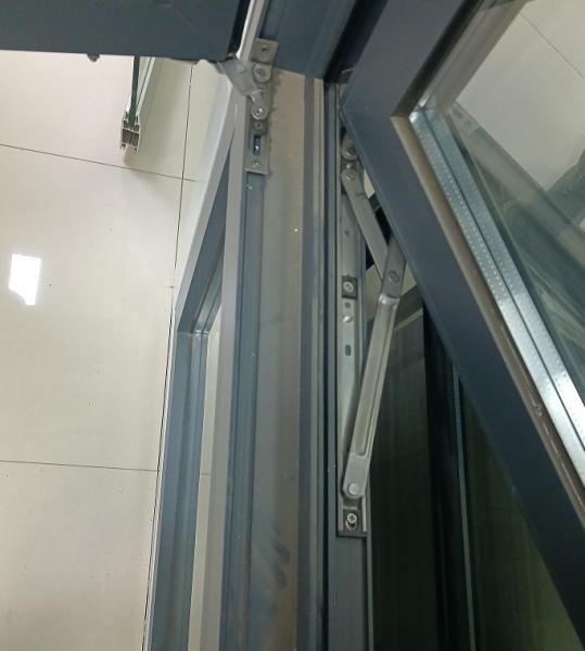 Aluminum Alloy Inward Opening Casement Windows Weather Resistance