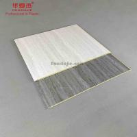 Panneau gris-foncé de PVC Wpc pour l'antiseptique du décor 3m de mur