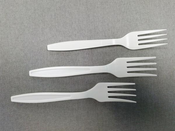 5.5/6.3/7 Inch Compostable Cutlery Set Fork Spoon Knife None Environmental Damage Corn Starch Cutlery