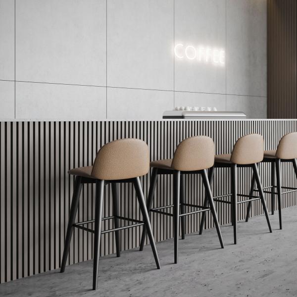 Soundproof Wall Panels Wooden Slat Panels Custom Size Environmental Friendly