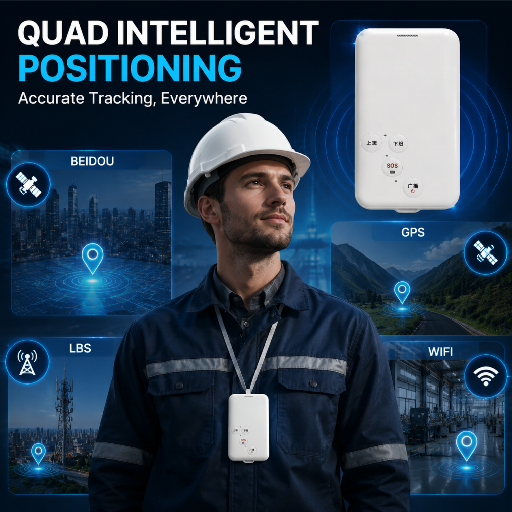 VN-Badge G1A 4G CAT1 Smart Badge Positioning Terminal