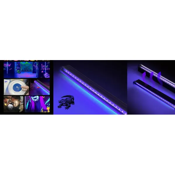 Factory Price 25W EU Us Standard Silvery Fluorescent Tube PC Alu. Hangable IP43 Ultra-Violet Ray Ambient Atmosphere Scenario LED UV Light Light