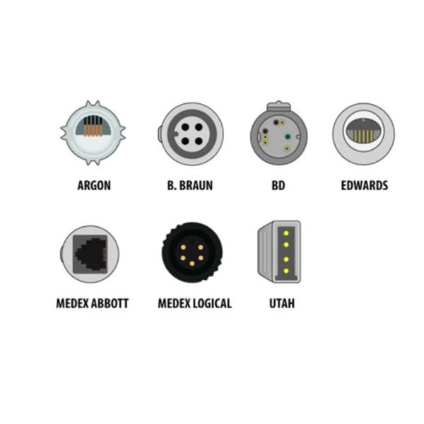 Gray Length 3.5m Diameter 4mm IBP Adapter Cable With TPU Jacket