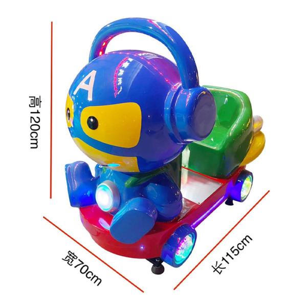 Crianças Swing Rocking Amusement Moeda Operada Máquina de Arcade com idade requerida 8 anos