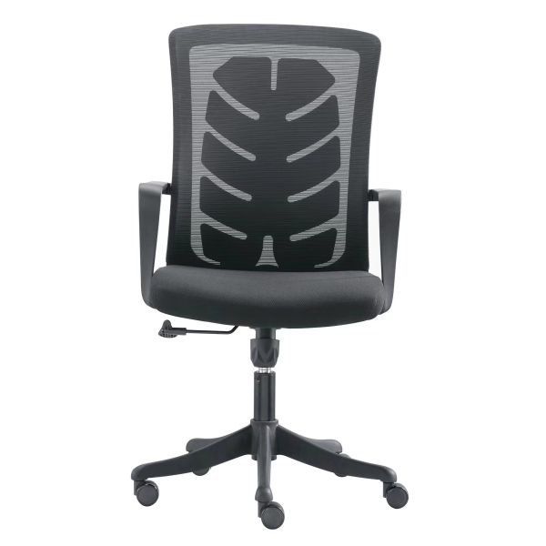 Mesh PP Computer Black Swivel Office Chair With Tilting Low Back