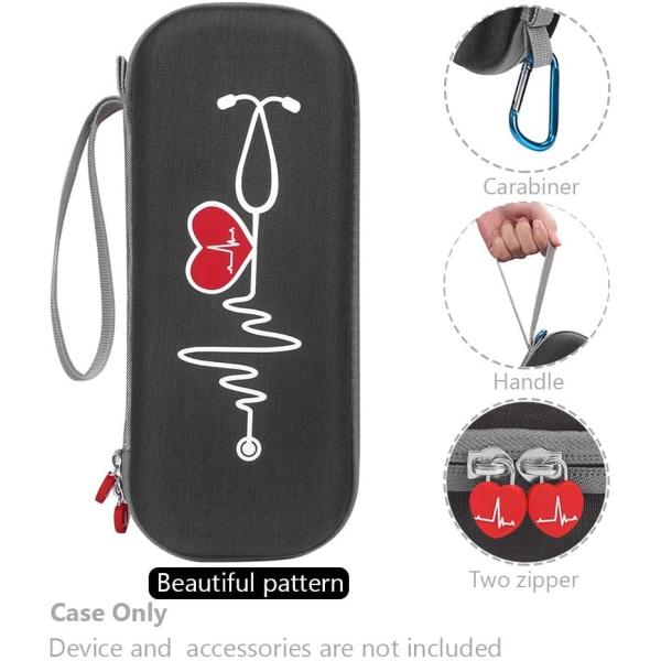Portable Medical Grade First Aid Kit with Shockproof Waterproof EVA Foam Case Designed for Stethoscope Protection and Easy Carrying