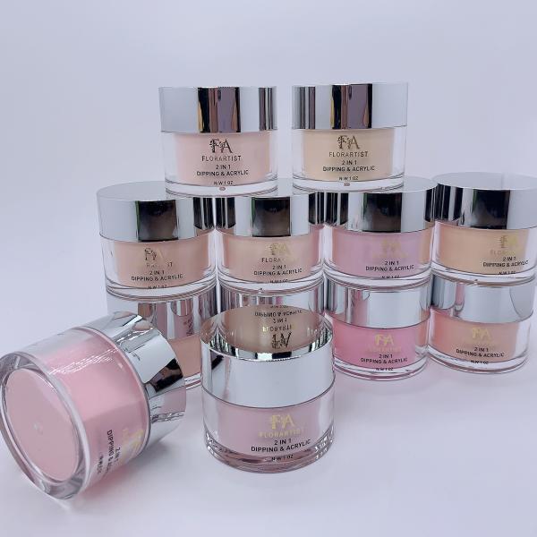 1oz Pink White Acrylic Powder 30g Jar Nails Extended Carving Powder Pigment Nail Acrylic Powder With Monomer