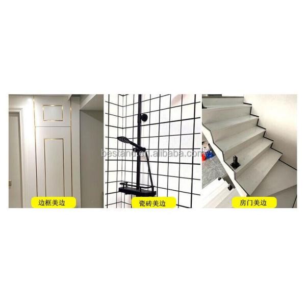 Removable Vinyl Wall Sticker Strip Glossy Self Adhesive Wallpaper