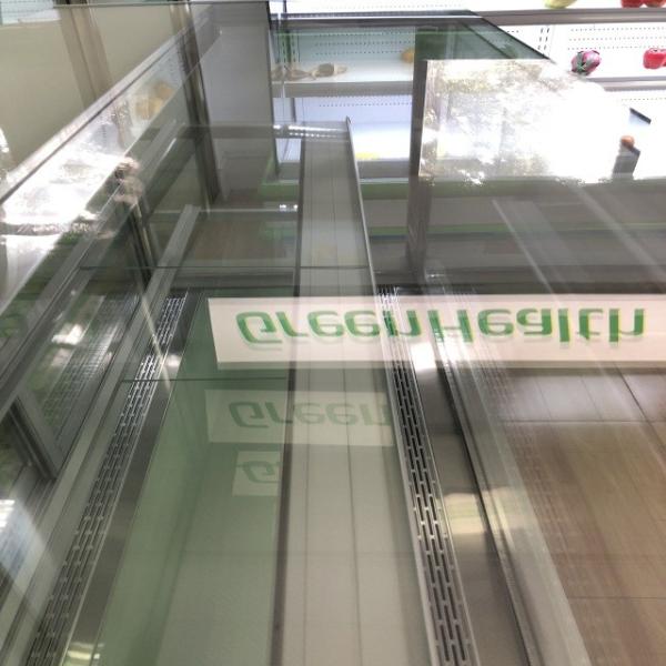 витрина дисплея торта пекарни вертикали 2м с основанием мрамора или нержавеющей стали