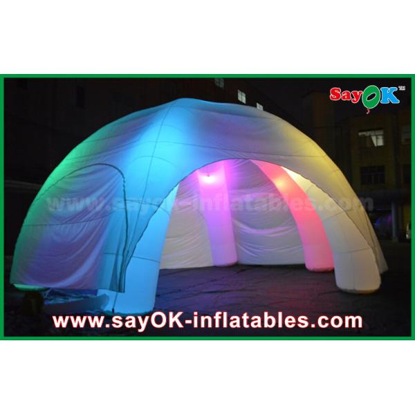 Jambes gonflables LED de la boîte de nuit 5 allumant la tente gonflable de dôme d'araignée gonflable avec le ventilateur de la CE/UL