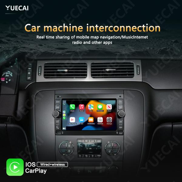 7 inch Android Head Unit with USB Type C Port for GMC Sierra 2007-2013 GPS Navigation System