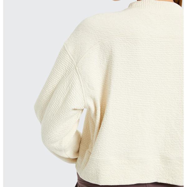Autumn Winter Gym Crop Top Crew Neck Cotton Pullover Sportwear Cropped Sweatshirts Women