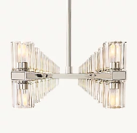 Chrome Finish LED фойе люстра современное фойе освещение 85-265 вольт
