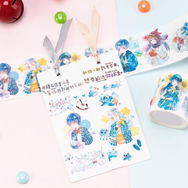 Особенный мультфильм 20mm DIY чернил маскируя ленту Washi