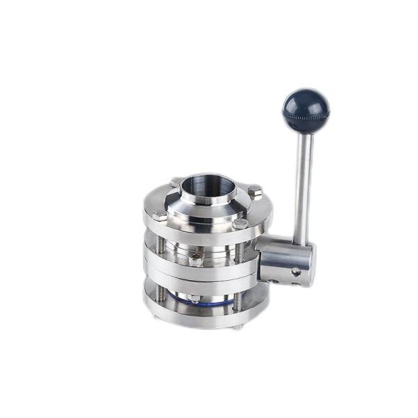 1''-8'' Stainless Steel 301/304/316 Welding Butterfly Valve for Sanitary Flow Control