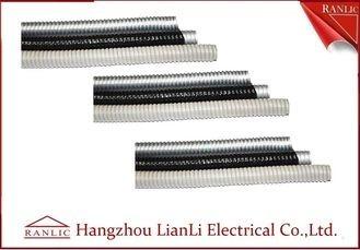 Grey / Black Galvanized Steel Flexible Electrical Conduit with PVC Coated