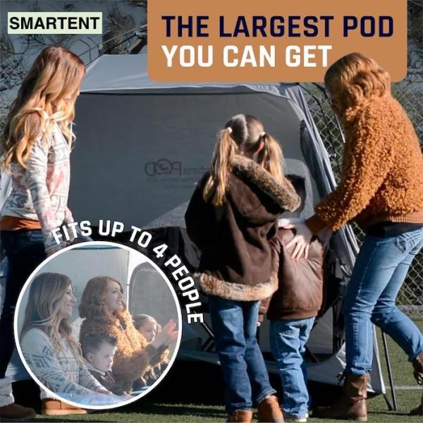 157*130*188CM 4-Person Automatic Fiberglass Frame Grey Polyester Pop Up Sports Tent Waterproof Single Layer Easy Set Up