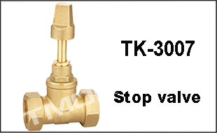 Toilet PTFE Full Port Forged Cock Brass Water Stop Valve 15mm