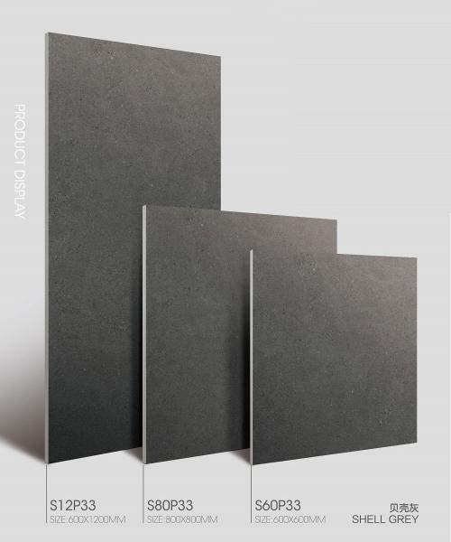 600x1200mm Dark Gray Matt Porcelain Tile for Bathroom and Bedroom