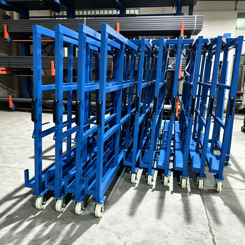 Mobile Vertical Sheet Rack – For On-Site Dynamic Material Handling