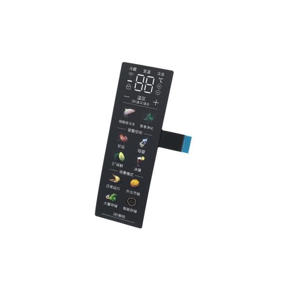 Refrigerator Freezer Cold Cupboard Capacitive Membrane Switch with Digital