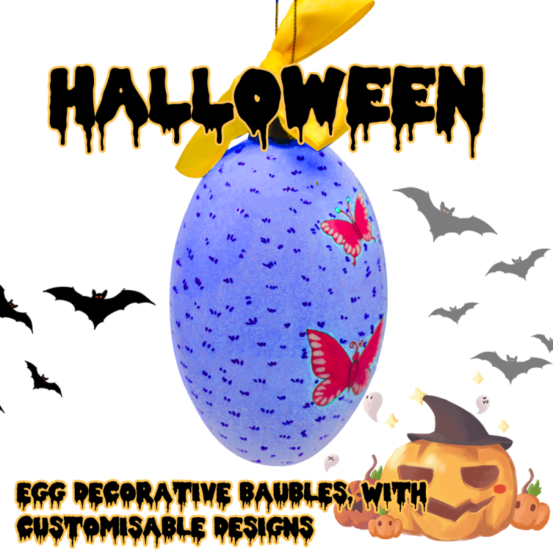 High-quality Customizable Design Handcrafted Glass Baubles for Easter Party Gifts