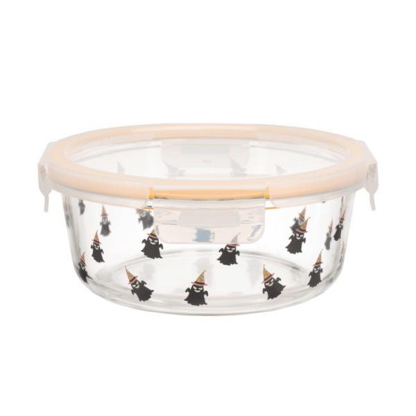 4 Lock Custom Food Storage Containers Personalized Glass Containers With Different Design