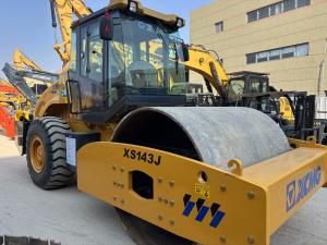 Rodillo compactador de carretera XCMG XS143J de un solo tambor de 14 toneladas