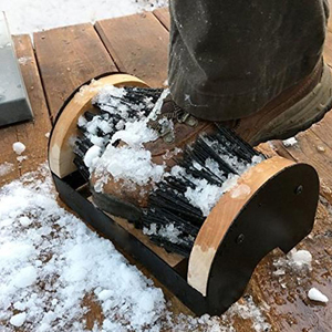 машина ботинка 2.0mm стальная черная покрывая полируя с PP щетинится