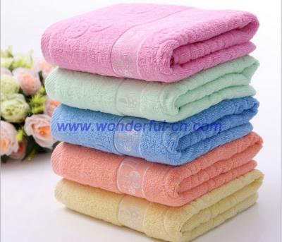 High quality bright colored 100 cotton cheap bath towels for sale
