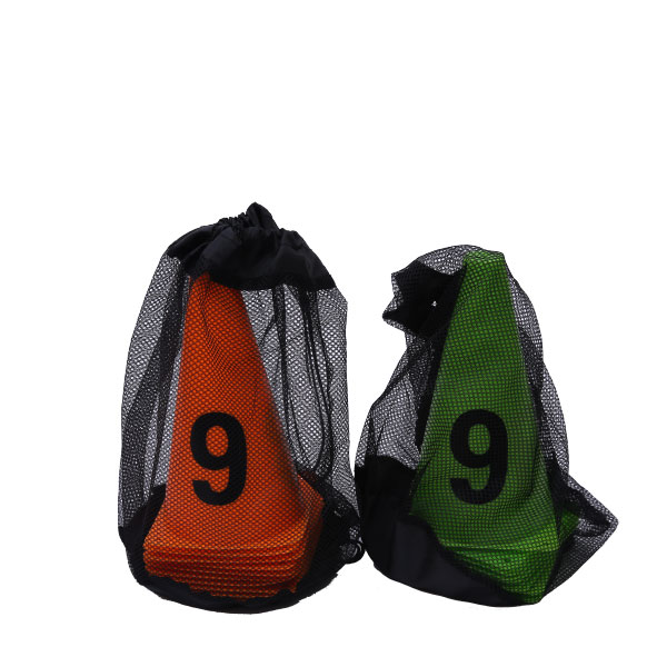 23cm Orange Training Cones , Digital Sign Barrel Small Football Cones