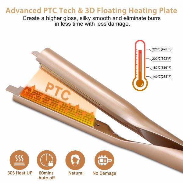 горячий инструмент волос 49W, 450F 2 в 1 раскручивателе волос и Curler