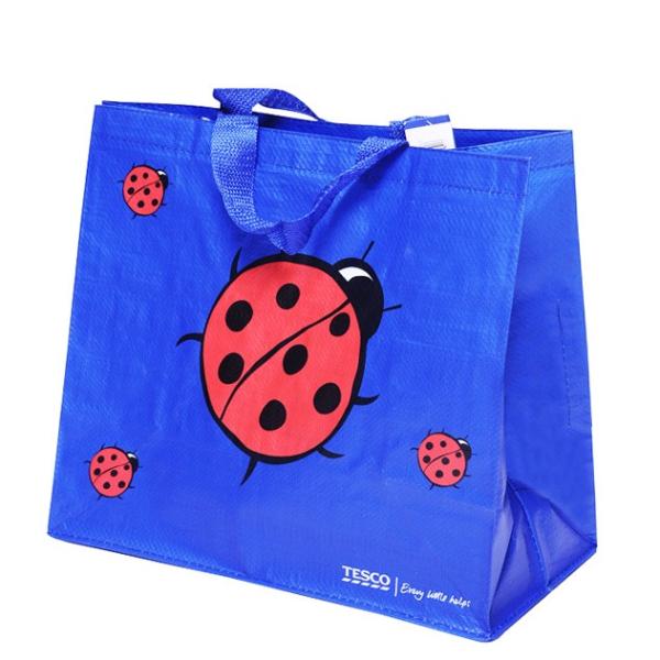 80 - 160gsm Woven Shopping Bag , Logo Printed Polypropylene Reusable Bags