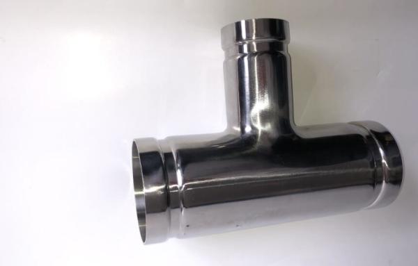 304 304L 316 316L Stainless Steel Reducing Tee Fitting , Grooved Reducing Pipe Fittings
