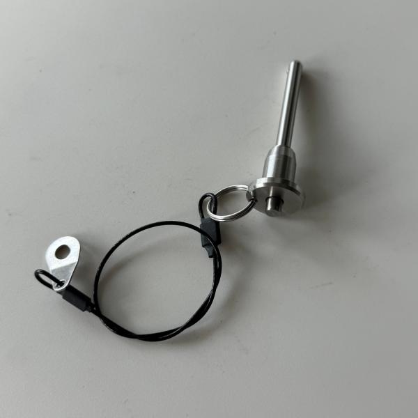 Pin de liberación rápida de acero inoxidable con cerradura de chorro de resorte